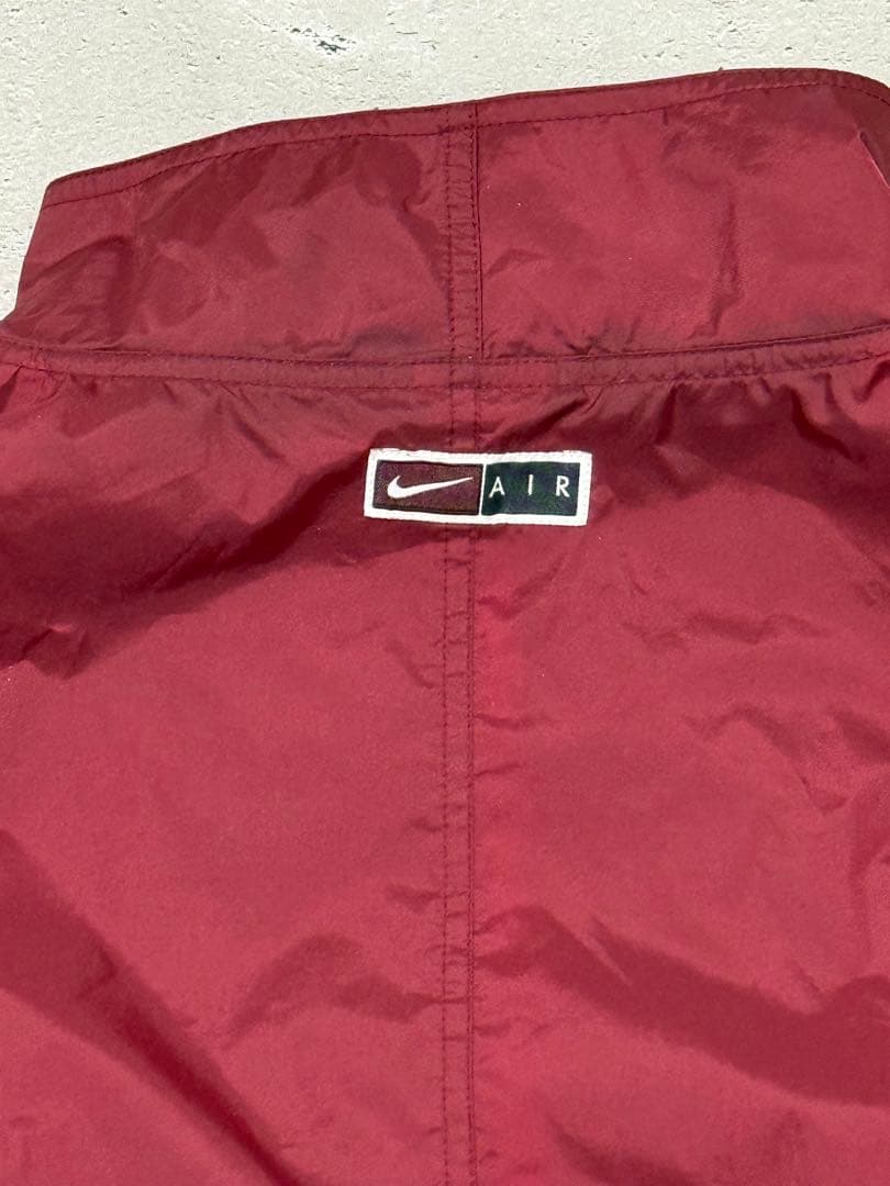 90s Nike 銀タグ ナイロン アノラック バーガンディ