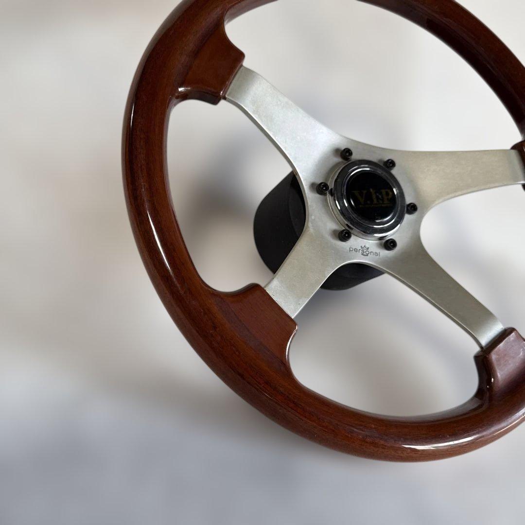 Personal VIP ステアリングホイール　レトロ　木製