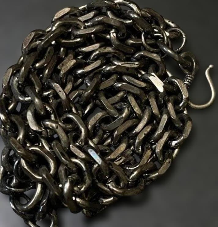 超重厚 US メキシコ トリプル あずき チェーン ブレスレット ヴィンテージ