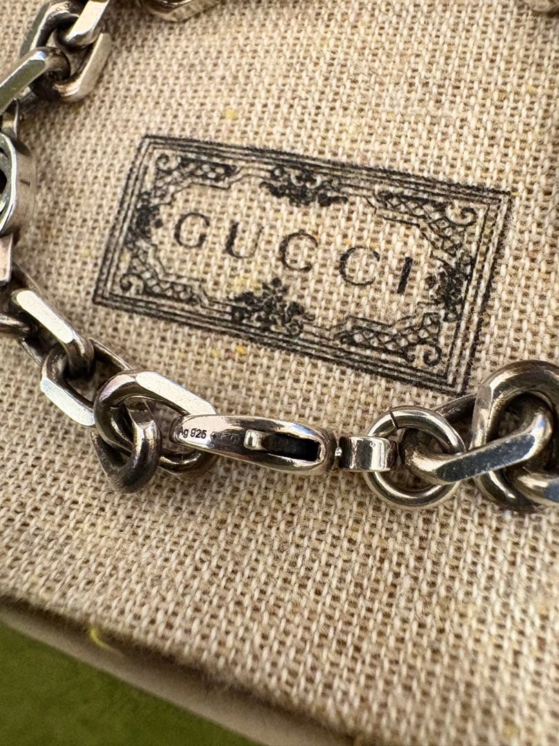 GUCCI インターロッキングG ブレスレット　シルバー925