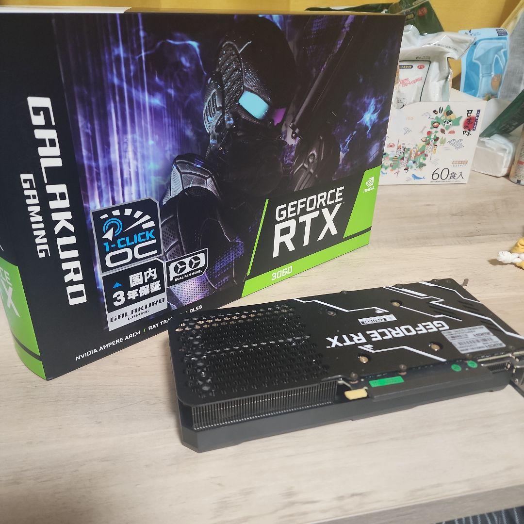 GALAKURO GeForce RTX 3060 12GB グラフィックボード