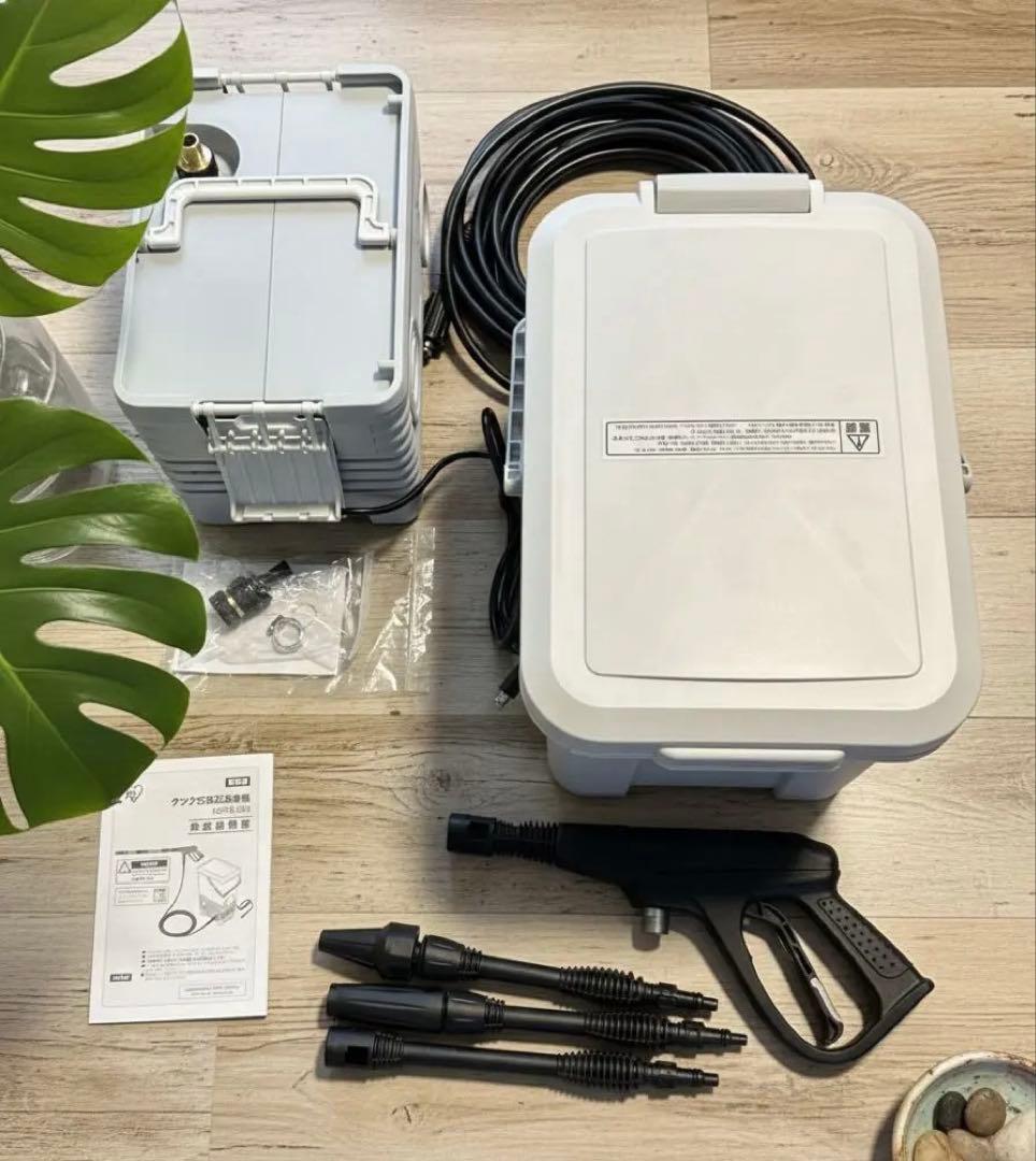 【美品】アイリスオーヤマ タンク式高圧洗浄機 SBT-512N