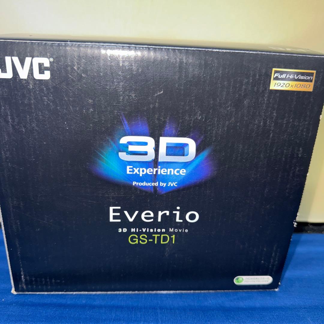 新品JVC GS-TD1-B 3D FULL HD ビデオカメラ