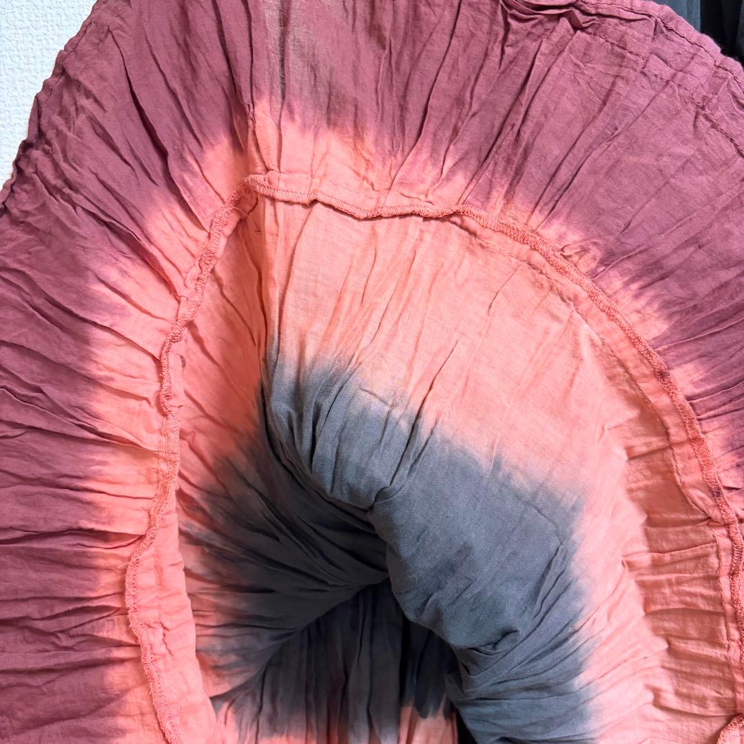 ★値下げ ベリーダンス ジプシー 25ヤードスカート 黒×赤 グラデーション