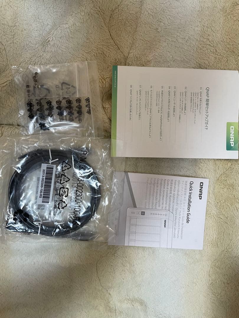 QNAP TS-231P NAS 外箱説明書付