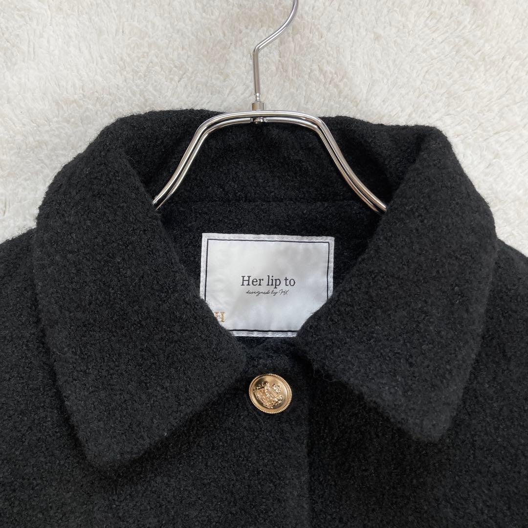 美品・24AW✨Her lip to　 Boucle Jacket