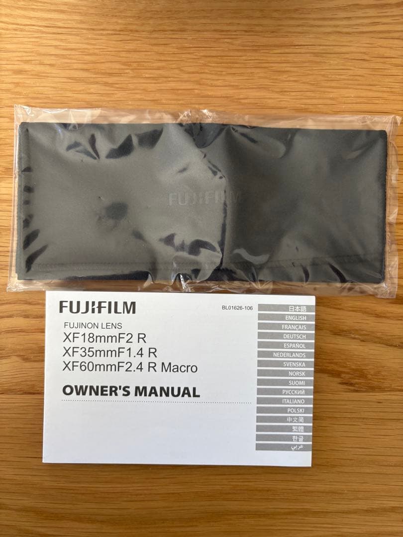 【付属品完備！美品】富士フィルム XF35mm 1.4 R