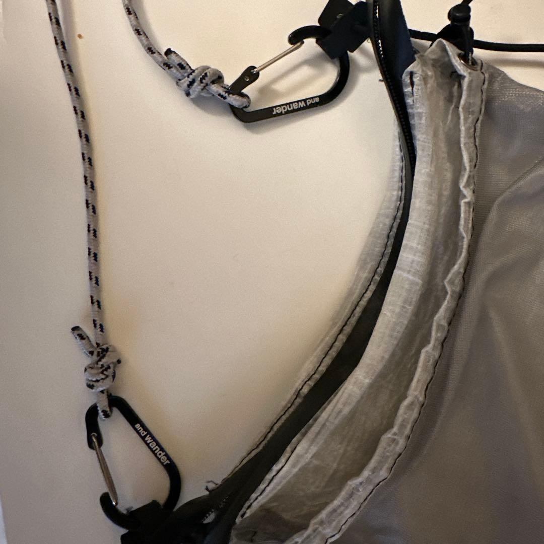 and wander Cuben Fiber Sacoche アンドワンダー