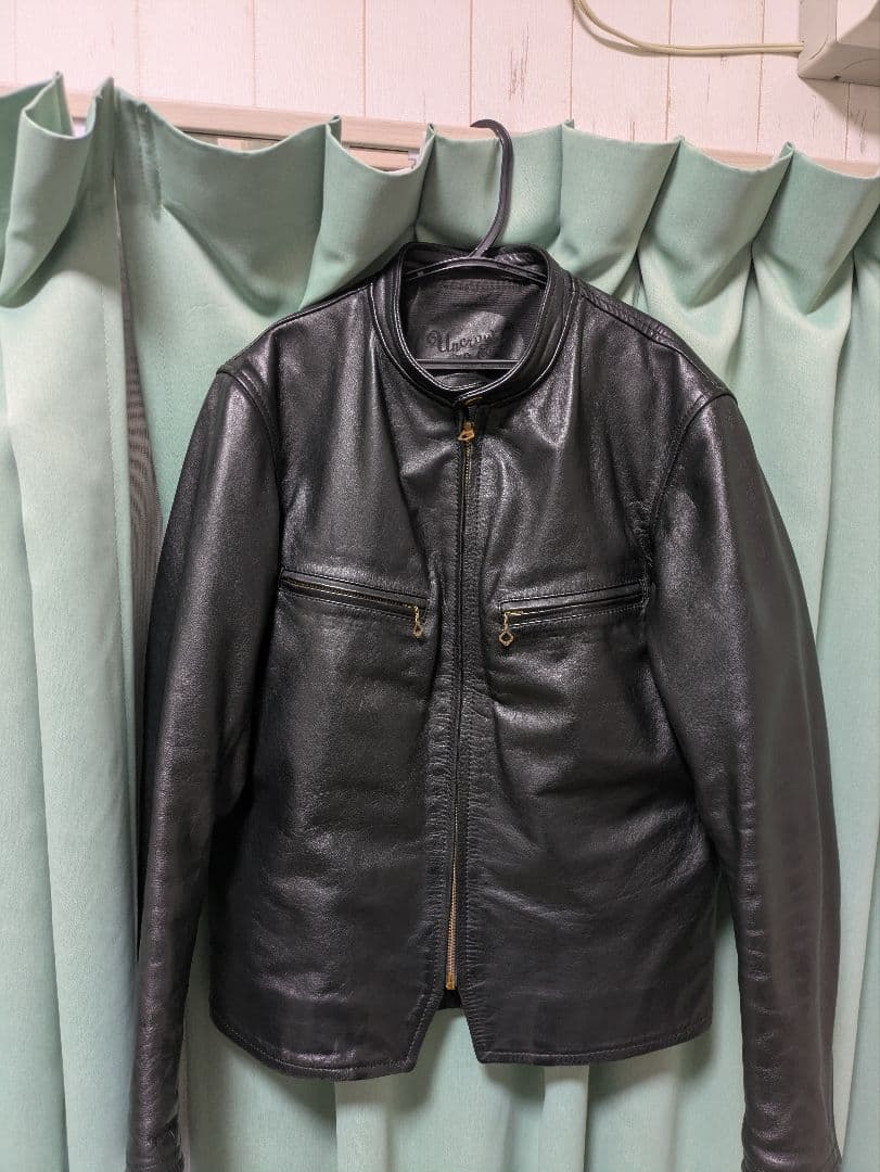 Uncrowd シングルライダース　BLUCO　牛革　クリーニング済　ハーレー