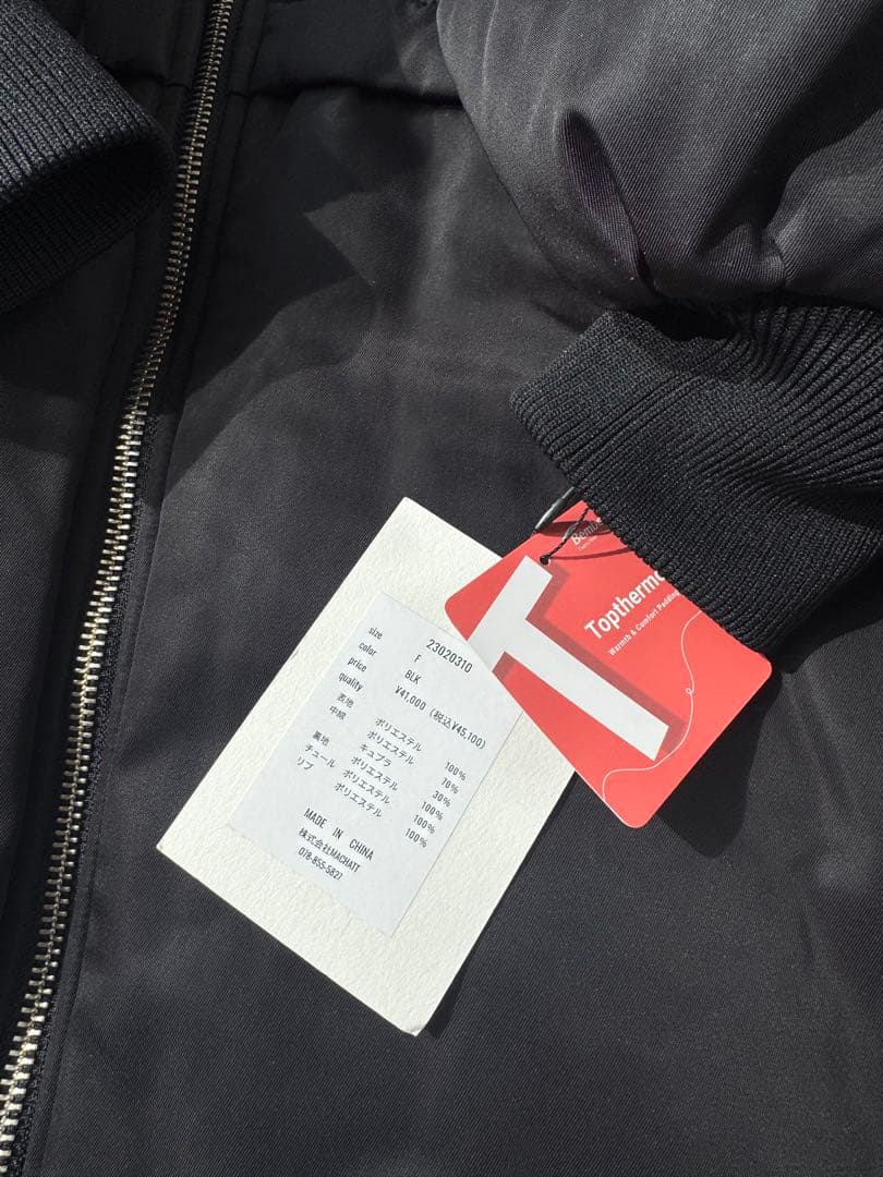 【未使用】machatt トップサーモフォルムコート　マチャット