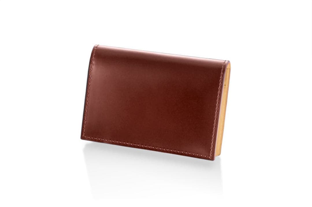 GANZO CORDOVAN (コードバン) 通しマチ名刺入れ