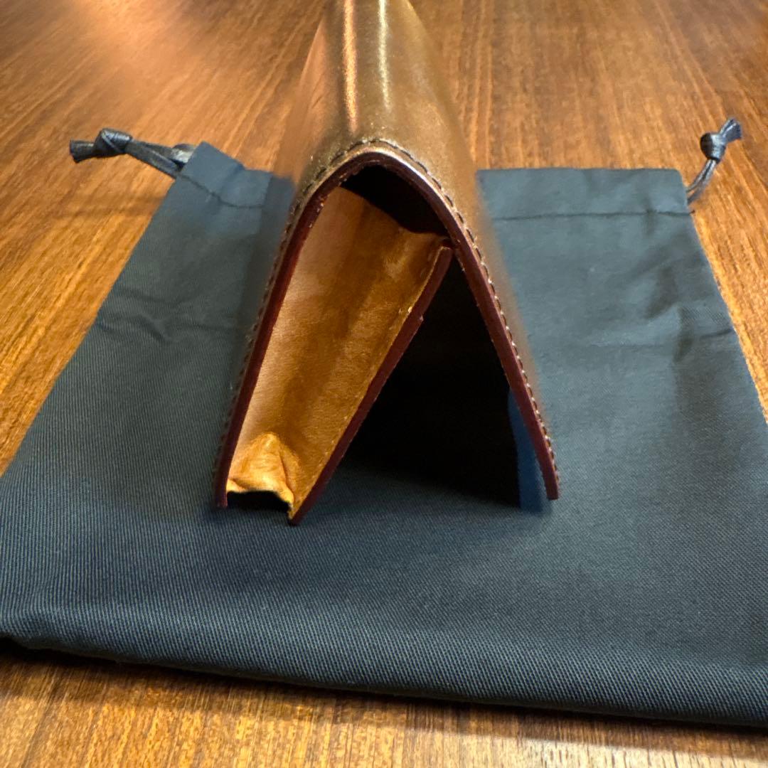 GANZO CORDOVAN (コードバン) 通しマチ名刺入れ