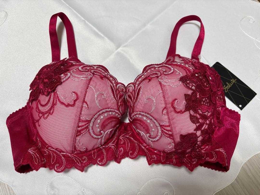 Salute サルート VIVA LINE ブラ&ショーツセット E70・M