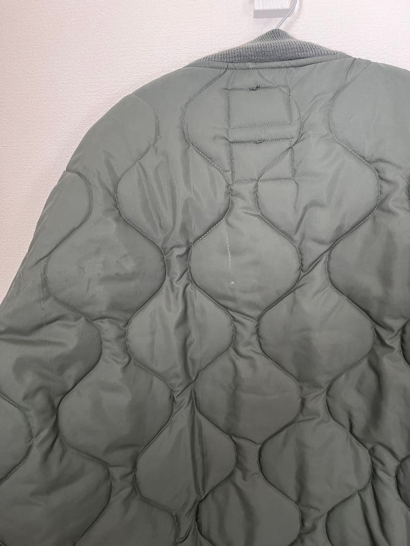 米軍 CWU-9/p USAFミリタリージャケット キルティング ライナー　L