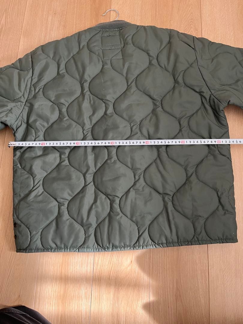 米軍 CWU-9/p USAFミリタリージャケット キルティング ライナー　L