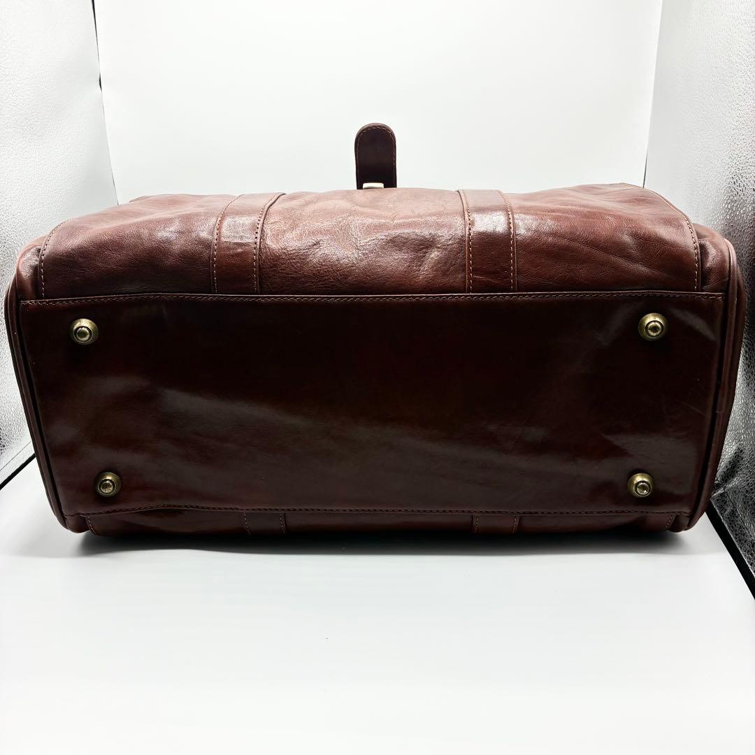 【極美品】⭐️スノビスト Snobbist オールレザーボストンバッグ 2WAY