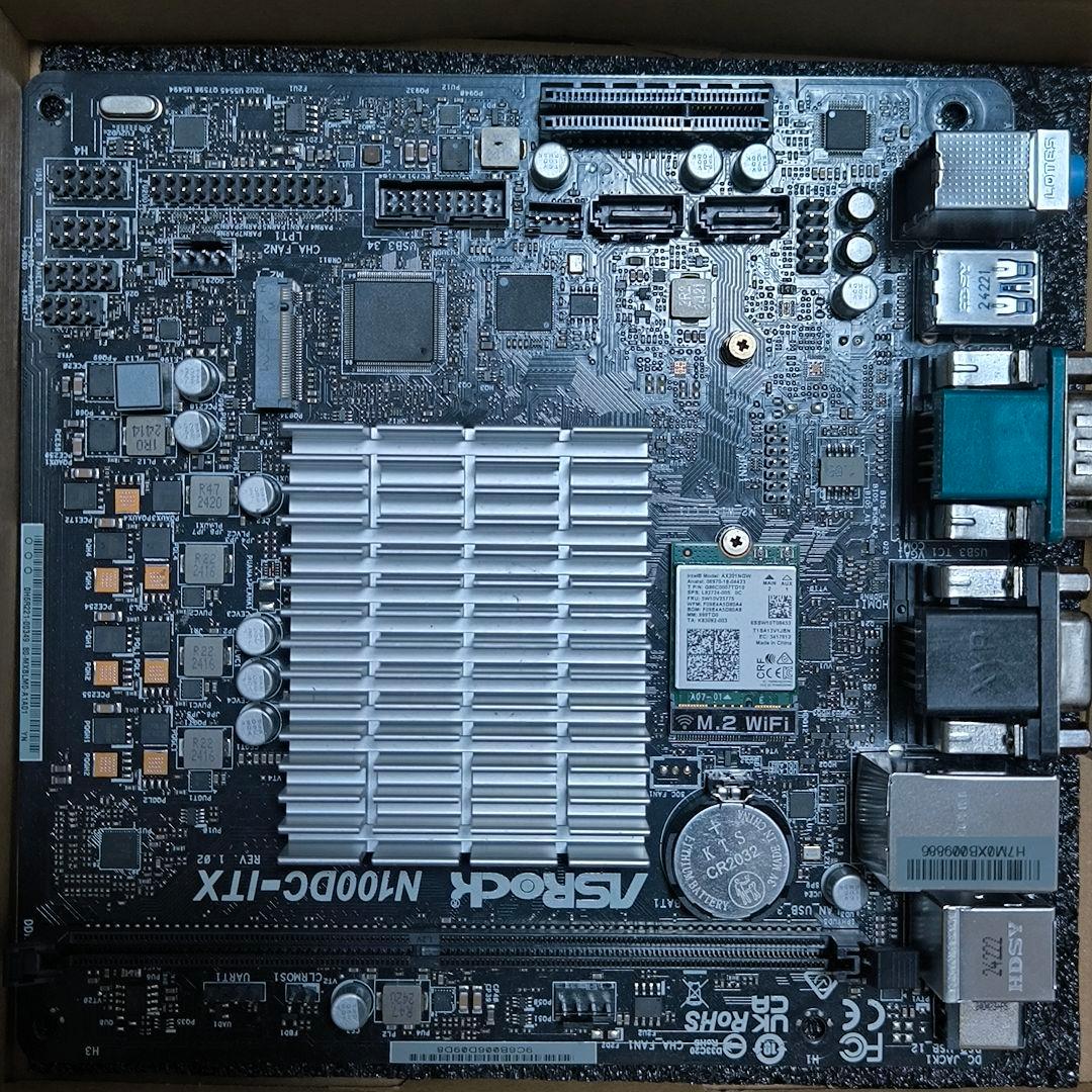 ASRock N100DC-ITX マザーボード