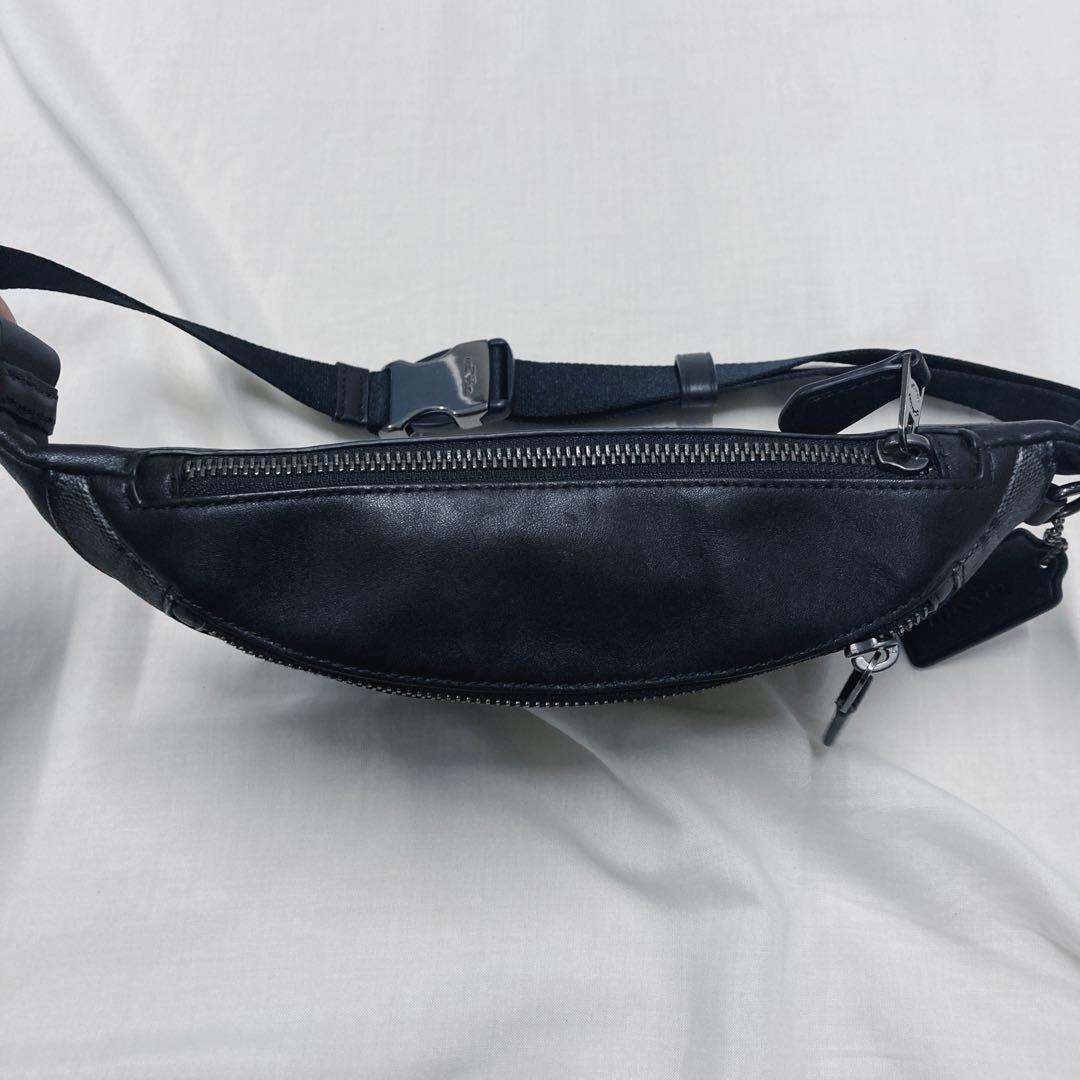 COACH ウエストバッグ　レザー F84711 シグネチャー ボディバッグ