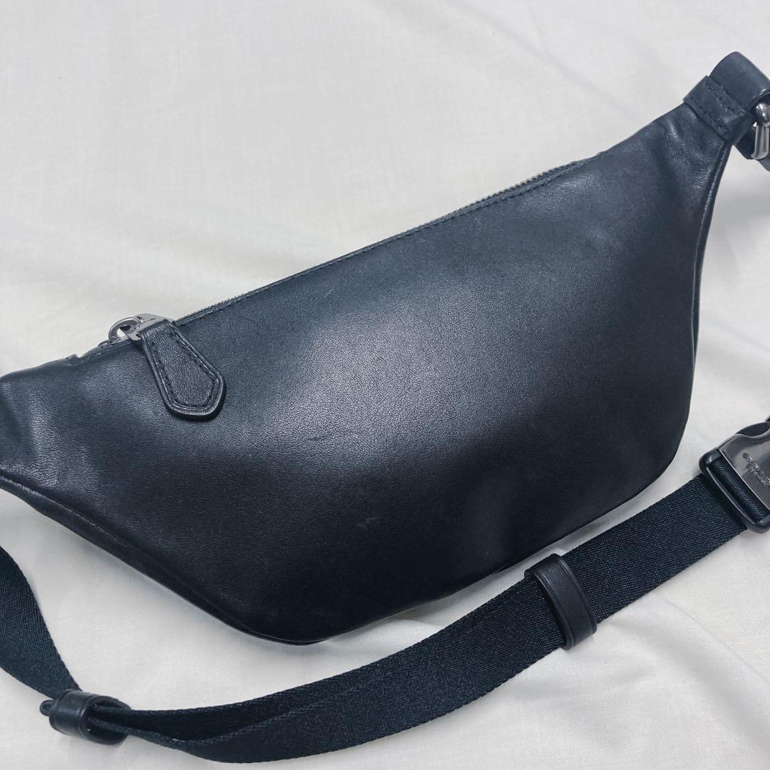 COACH ウエストバッグ　レザー F84711 シグネチャー ボディバッグ