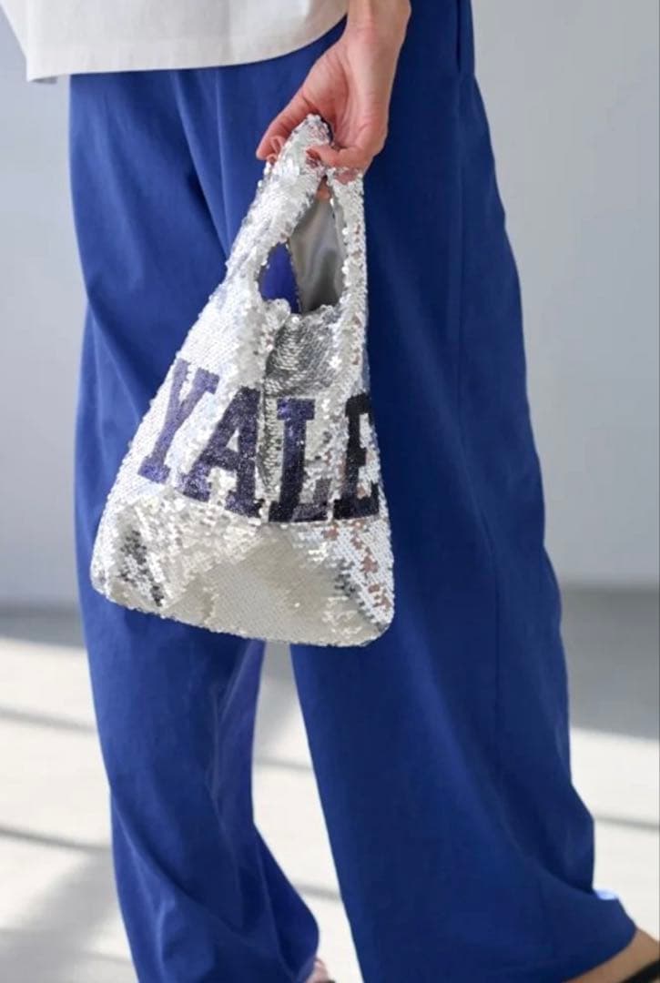 YALE スパンコール エコバッグ(フレームワーク)