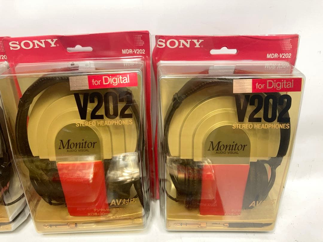 ジャンク未使用品SONY MDR-V202 ダイナミック ステレオ ヘッドフォン