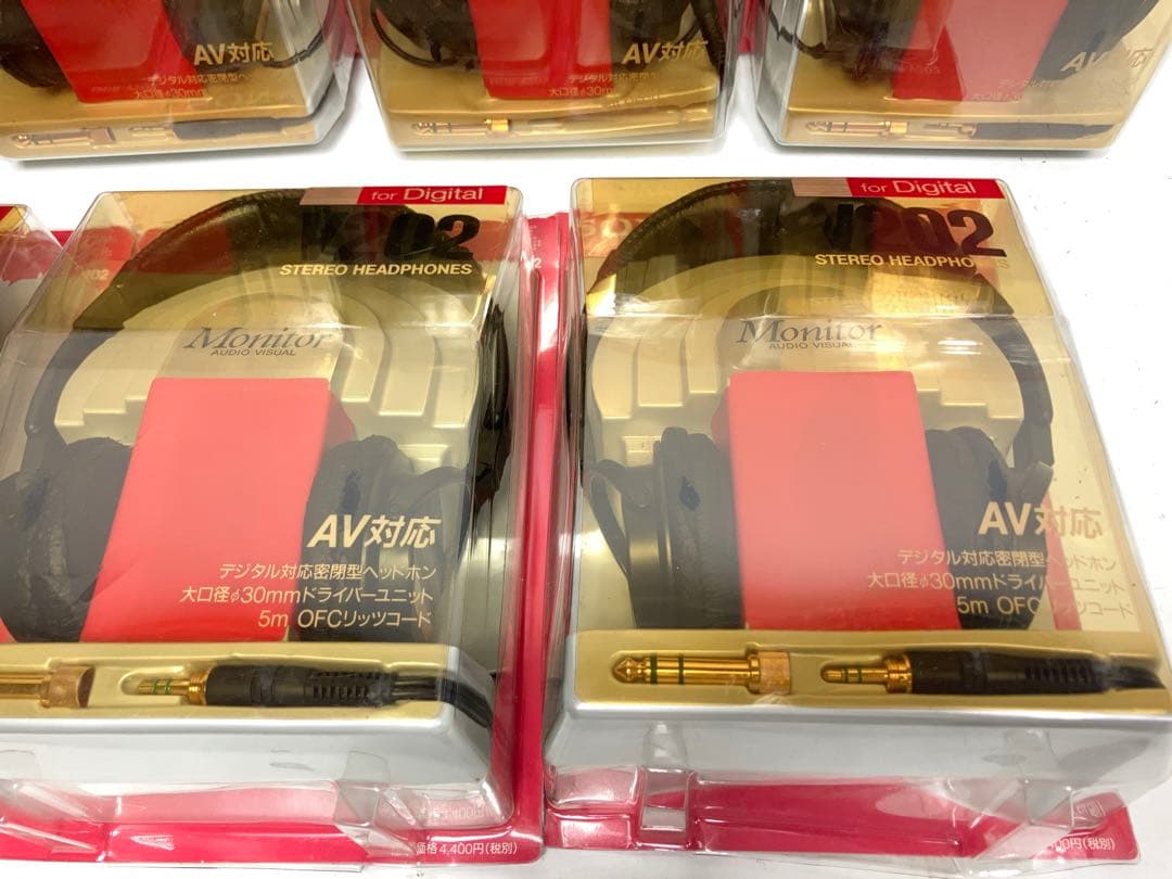 ジャンク未使用品SONY MDR-V202 ダイナミック ステレオ ヘッドフォン