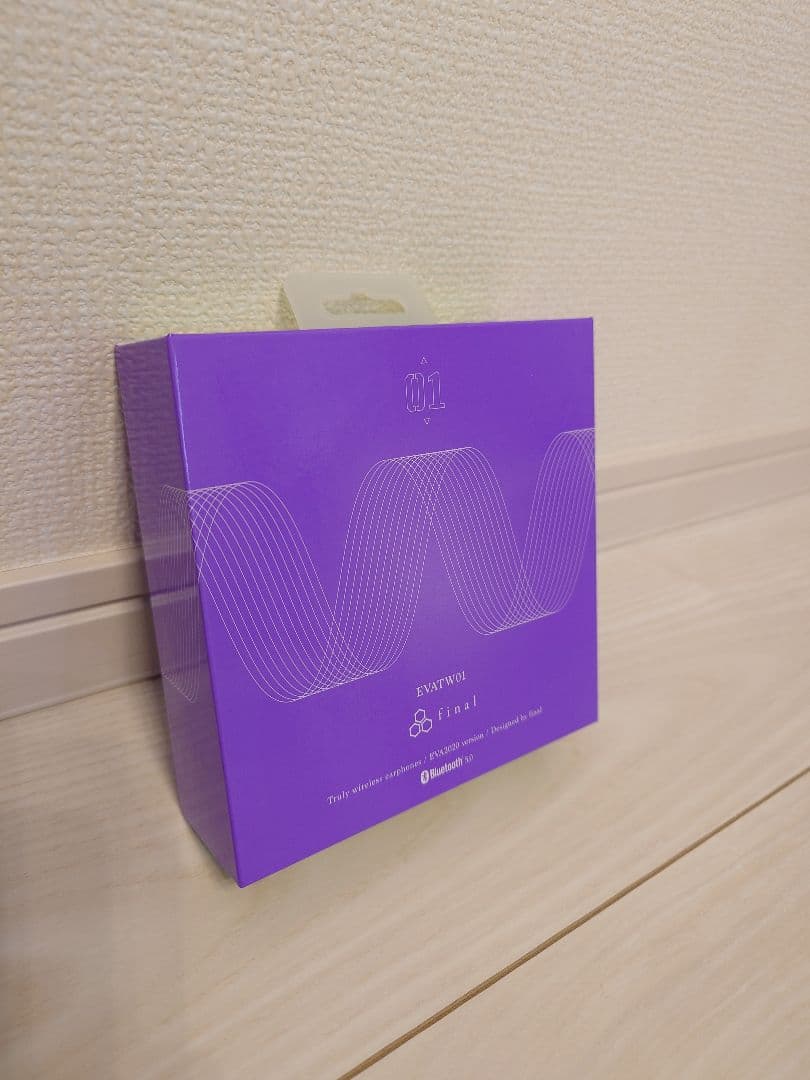 【新品】EVA2020×final ワイヤレスイヤホン パープル