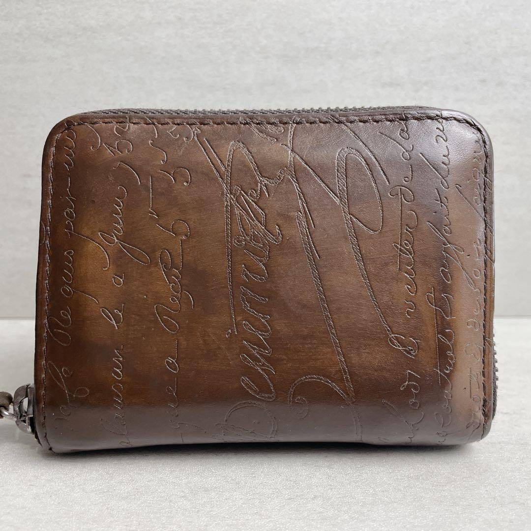 高級✨ベルルッティ ワパ スクリットレザー ジップ カリグラフィー ケース
