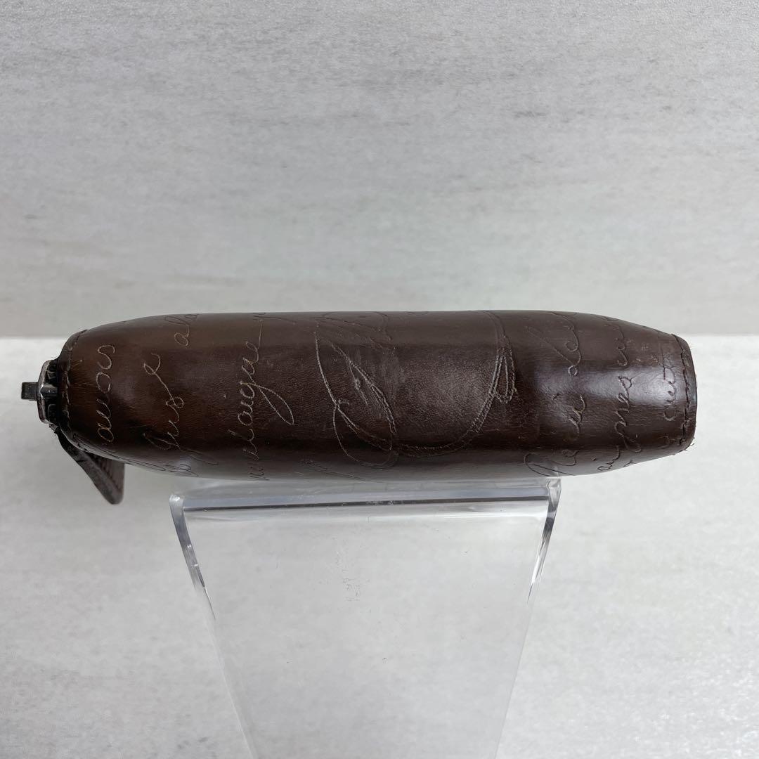 高級✨ベルルッティ ワパ スクリットレザー ジップ カリグラフィー ケース