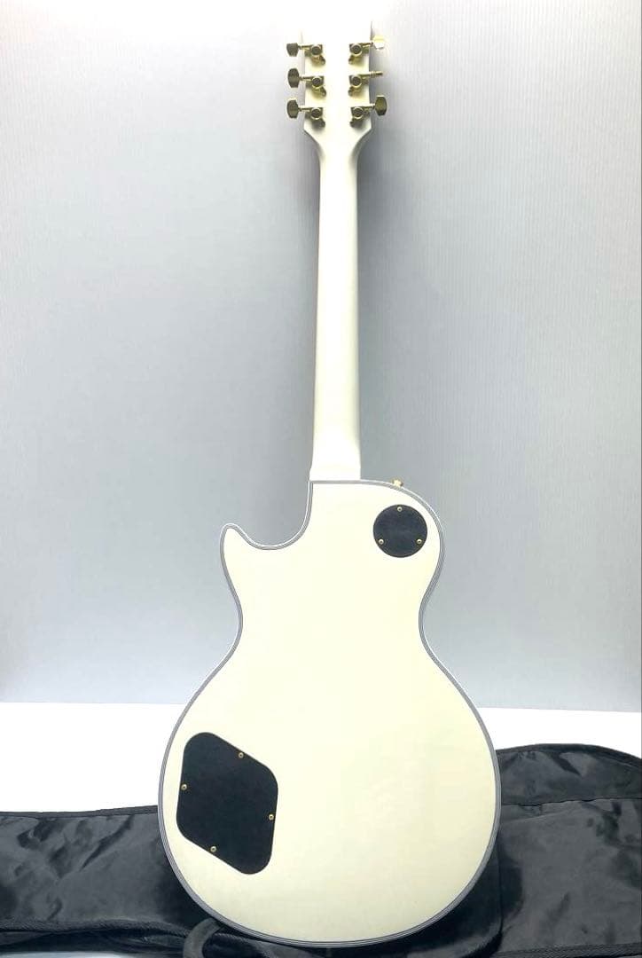 MaisonメイソンレスポールタイプエレキギターWhiteホワイトソフトケース付