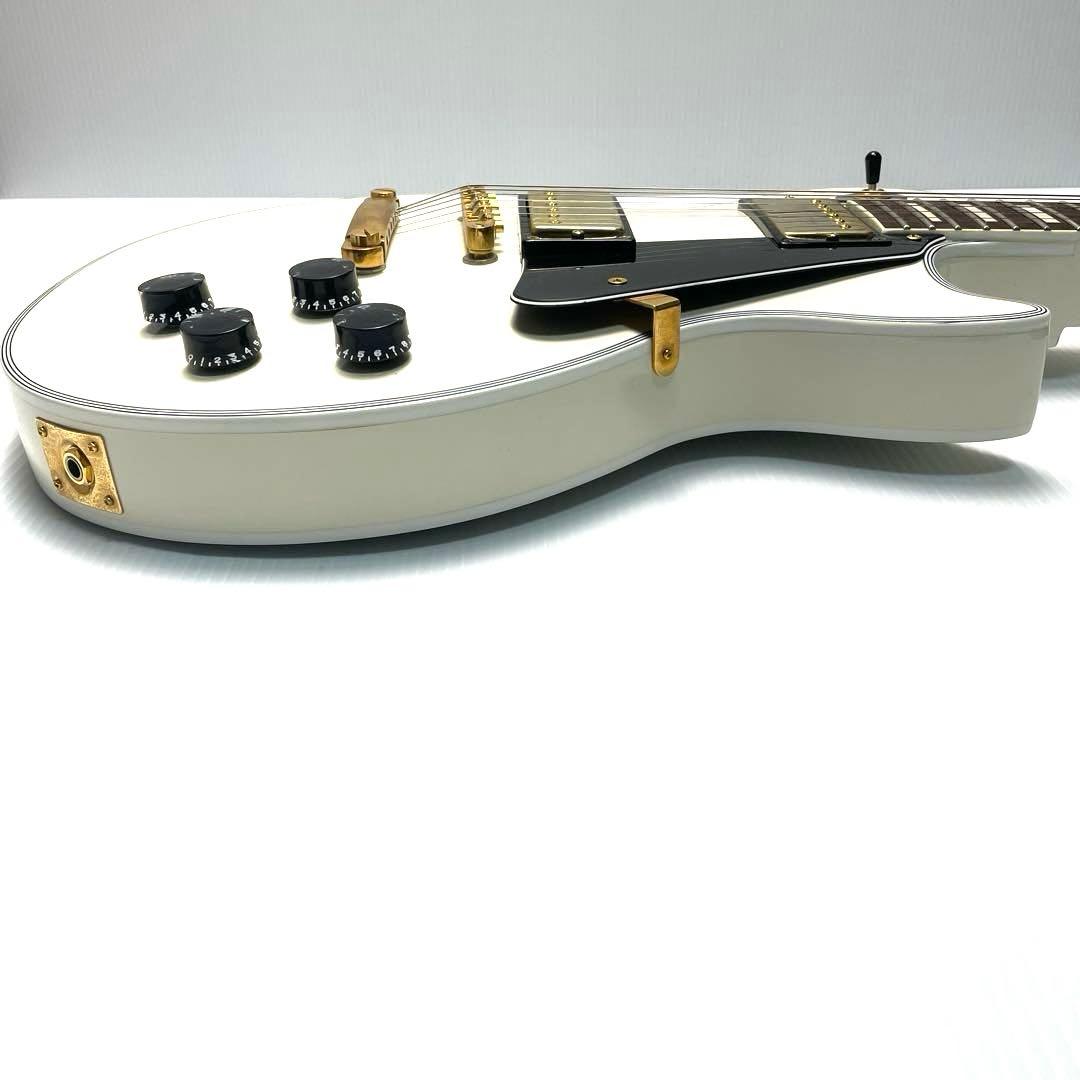 MaisonメイソンレスポールタイプエレキギターWhiteホワイトソフトケース付