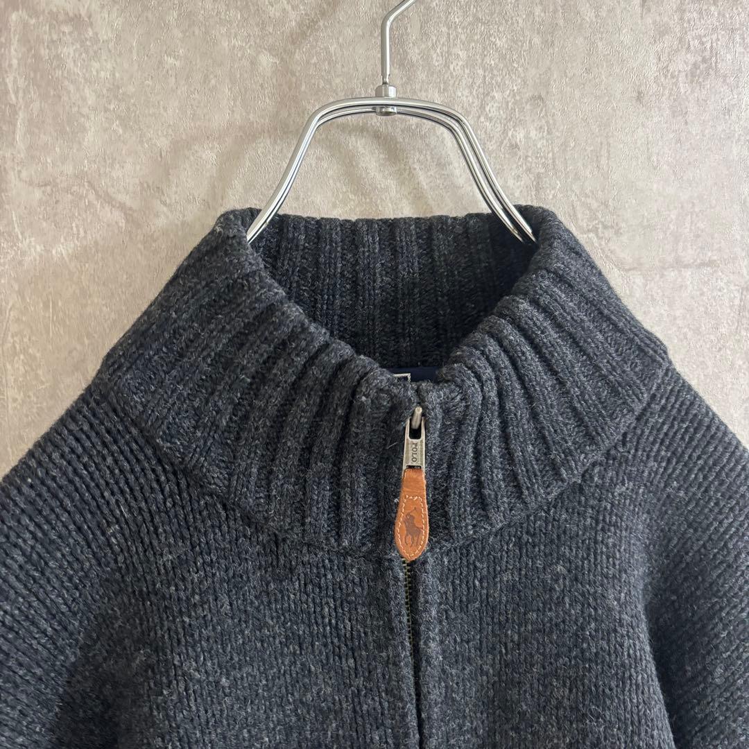 Polo by Ralph Lauren 90s ポロ ドライバーズニット 黒