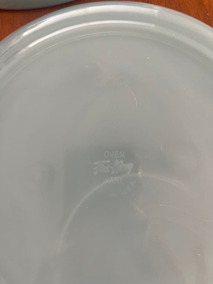 ファイヤーキング　ターコイズブルー　プレート　4枚セット