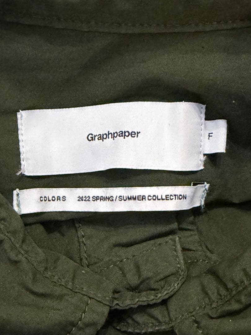 トップス Graphpaper Garment Dyed Fatigue Shirt