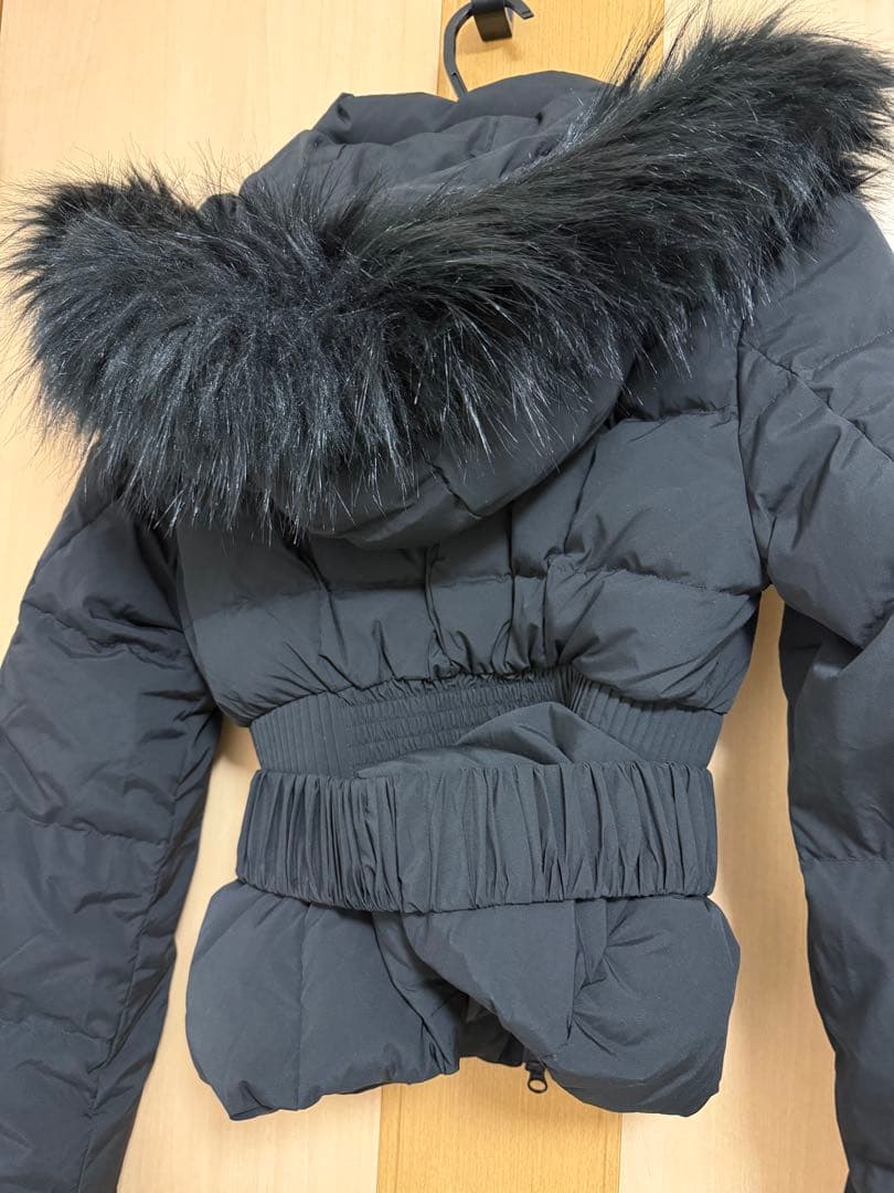 gyda ベルト付きショートダウンコート