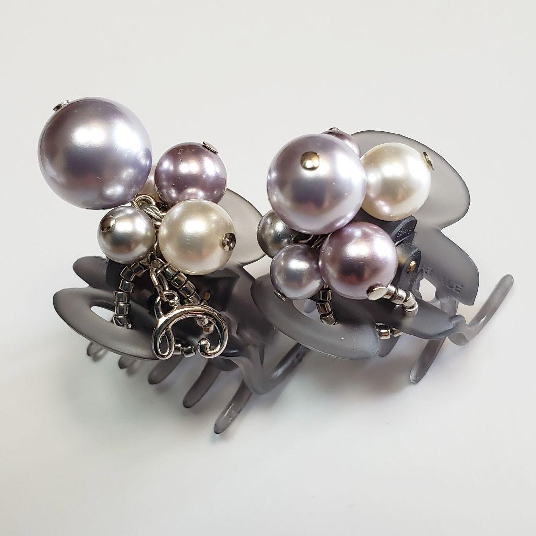 新品未使用　コンプレックスビズ スワロフスキー　パール　ホイップクリップ