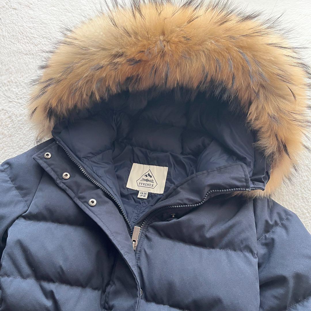 極美品✨PYRENEX ピレネックス グルノーブル ロングダウン ファー