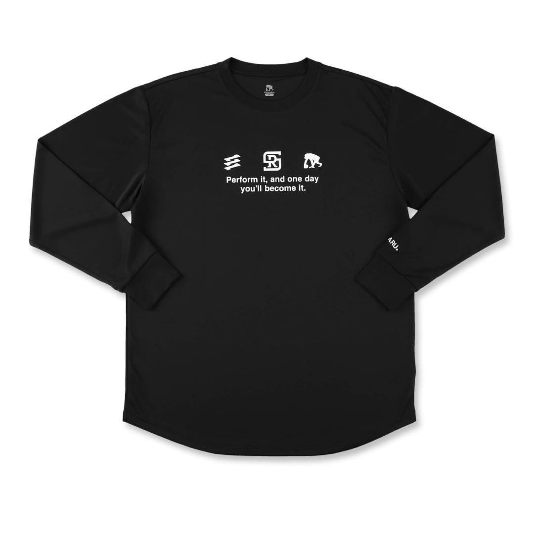 エゴザル RIKU ロングスリーブTシャツ RSスリーロゴ L 瀬川琉久