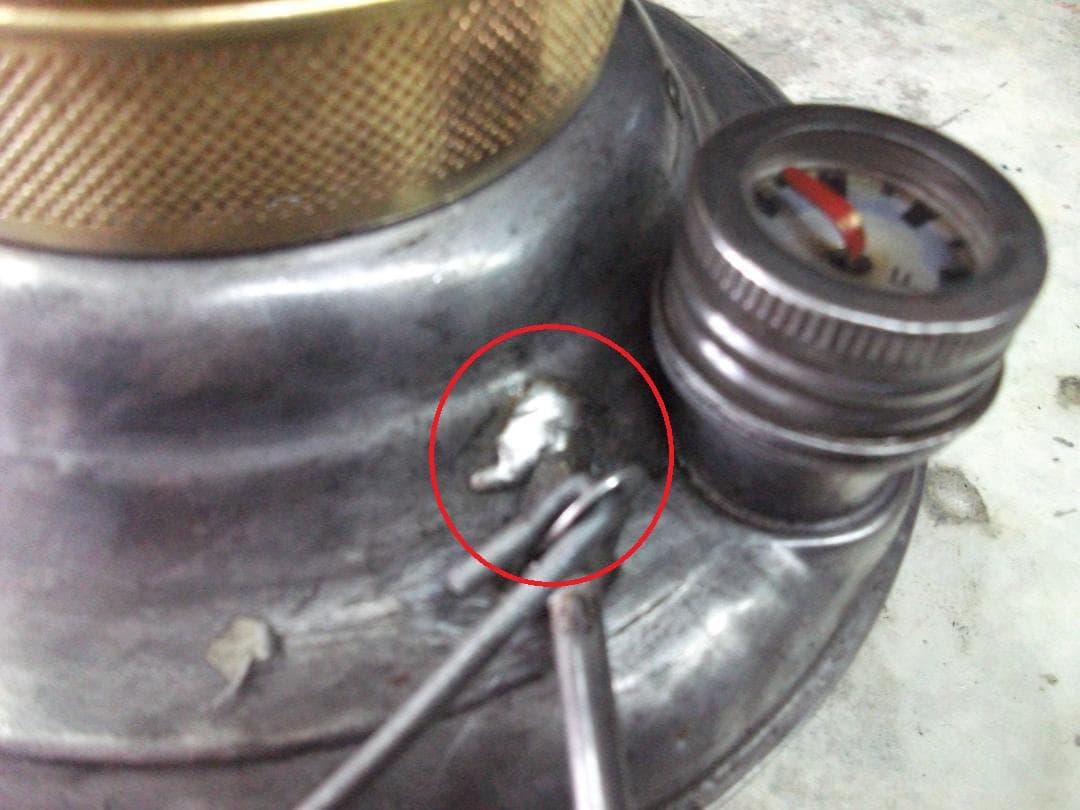 パーフェクションストーブ ・No500タンク・バーラータンク部品一部で合作