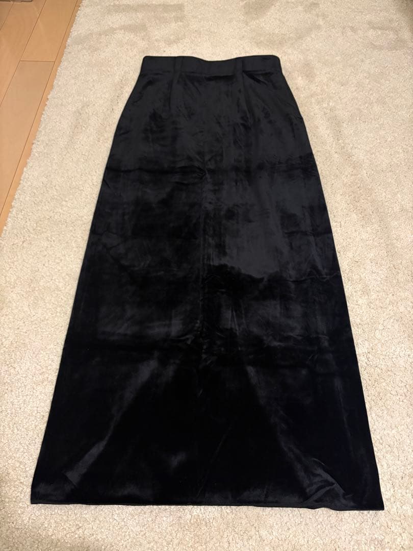 TODAYFUL 黒 ベルベット タイトスカート 36