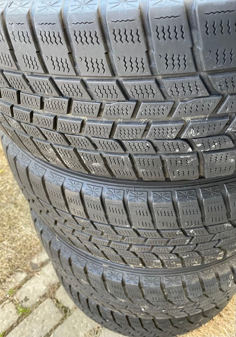 ★ ヴェルファイアで使用スタッドレスアイスナビ6 ホイール4本セット　くま