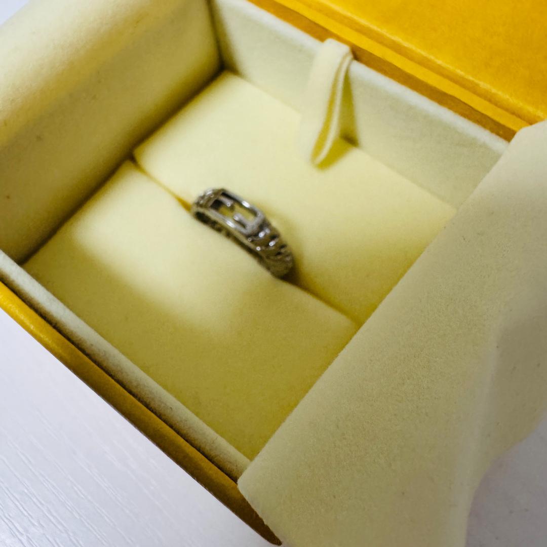 【箱付】FENDI フェンディ　バゲット　リング　11号　Sサイズ