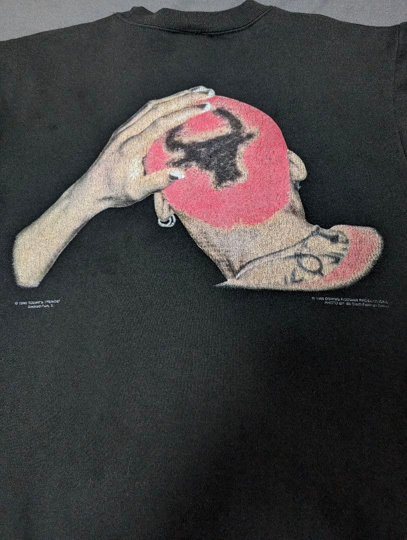 限定値下☆​1996年コピーライト　デニス・ロッドマン ヴィンテージ スウェット