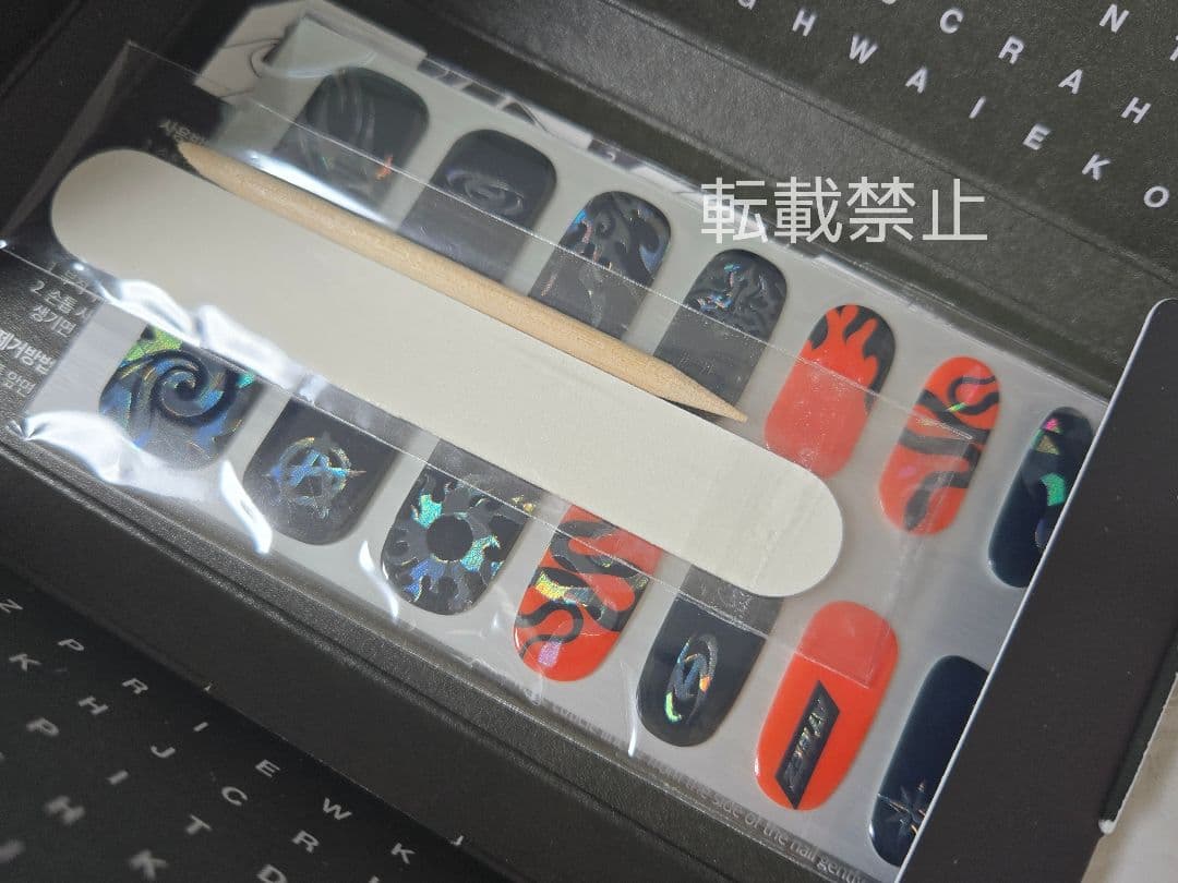 ATEEZ アチズ ネイル ステッカー ホンジュン トレカ ORIGIN 新品