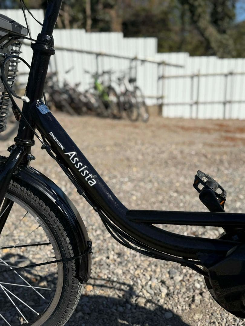 電動アシストパナソニック シティタイプ 20インチブラック／バスケット付き