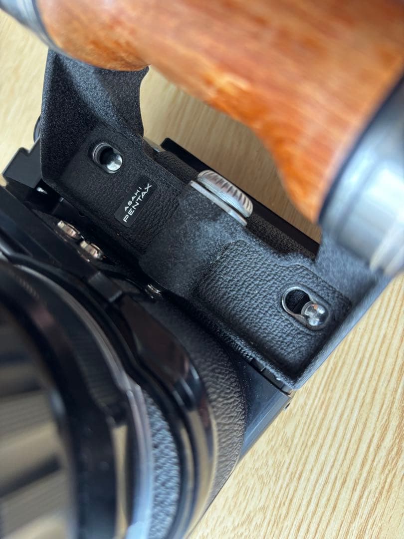 PENTAX67 木製グリップ