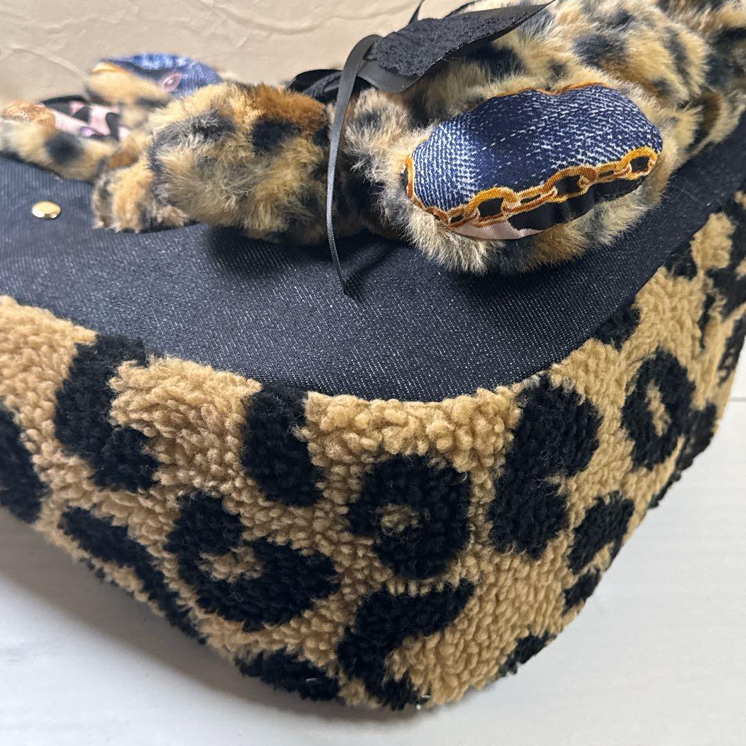 牡*❁様 コヤンイサムチョン♡新作bigリトルサンダーちゃんのデニムラウンドトー