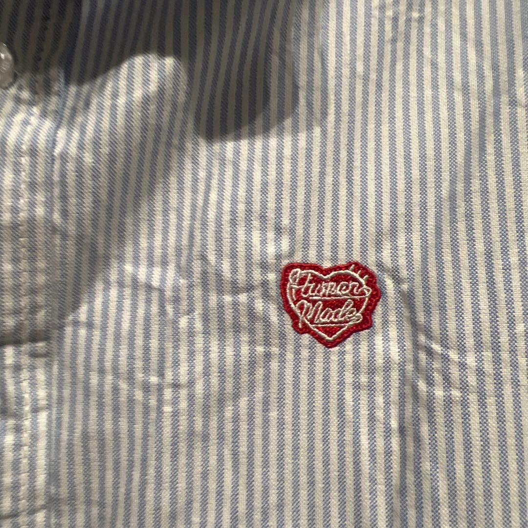 human made 刺繍 長袖シャツ
