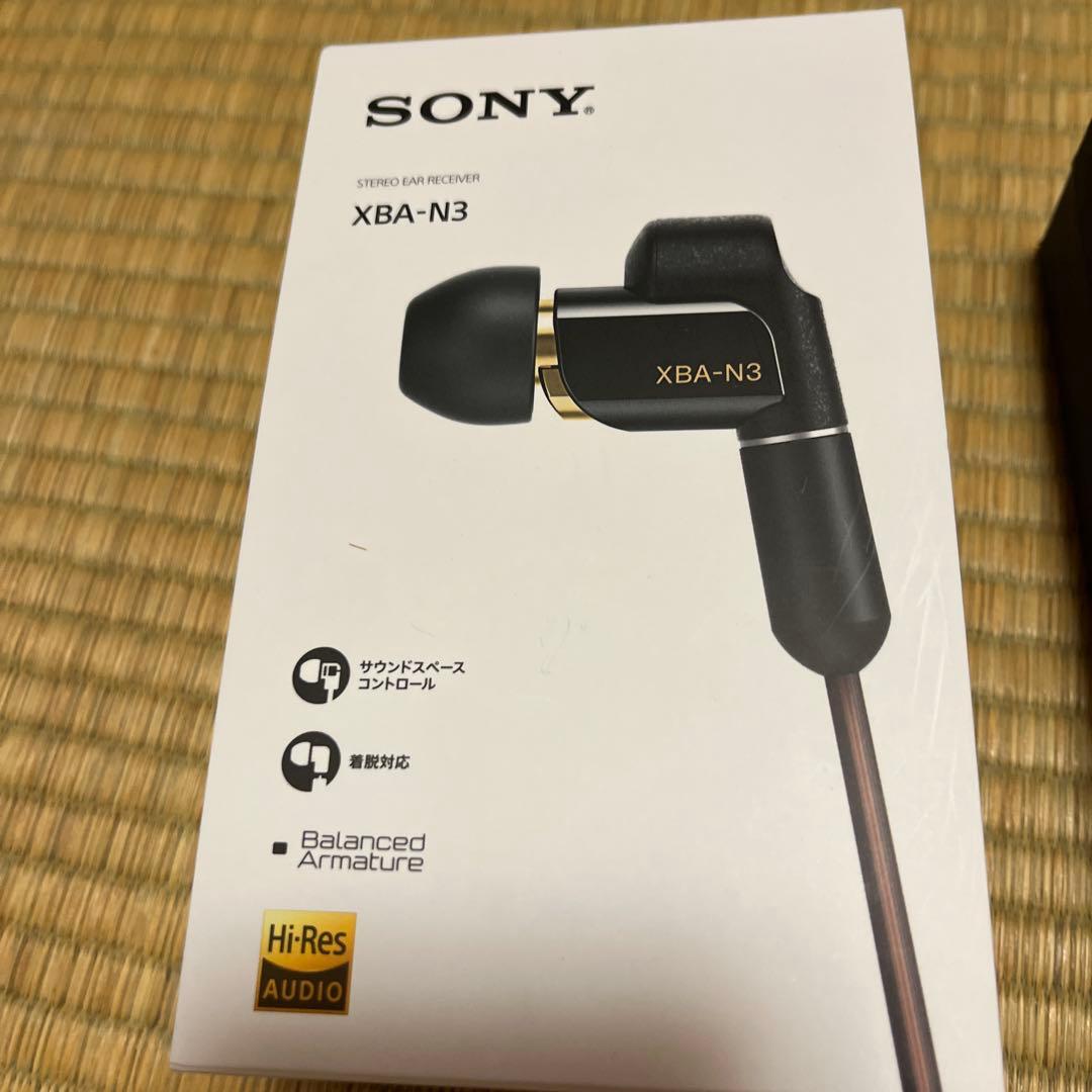 【未使用に近い】SONY XBA-N3 イヤホン 箱・ケーブル・イヤピース付
