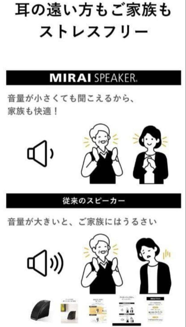 【新品】【未使用】◼︎MIRAI◼︎SPEAKER.Mini★SF-MIRAIS7★